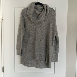 Speckled Cowl Neck Sweater